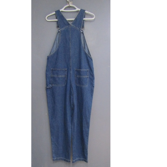NEW Vintage Lizwear Denim Bib Overalls Petite PM - Picture 4 of 6